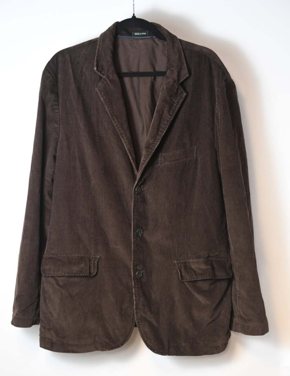 Vintage J. Crew Men's Brown Corduroy Blazer Jacket Sport Coat Academic Sz XL